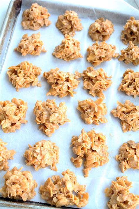 No Bake Peanut Butter Corn Flake Treats Real Life Dinner