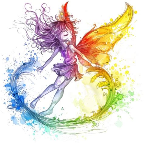 Whimsical Fairy Art Print Free Stock Photo - Public Domain Pictures