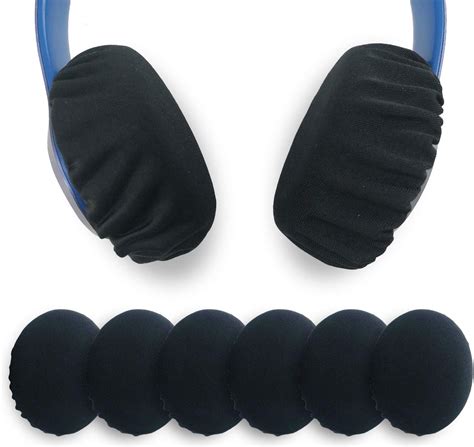 Xklmb 3 Pairs Stretchable Fabric Headphone Coverswashable Sanitary Ear Padearcup