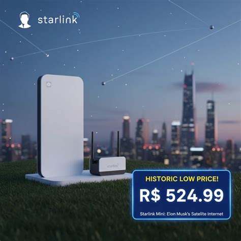 Starlink Mini Preço Mensalidade - Starlink Mini atinge menor preço da história: Internet via satélite da ...