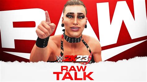 Wwe 2k23 Universe Mode Exclusive Raw Talk Episode 1 Youtube