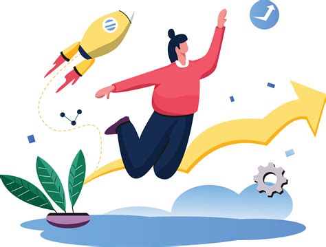 Development leaps, Flat vector illustration 32471157 Vector Art at Vecteezy