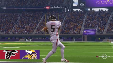 Atlanta Falcons Vs Minnesota Vikings Madden Nfl Simulation