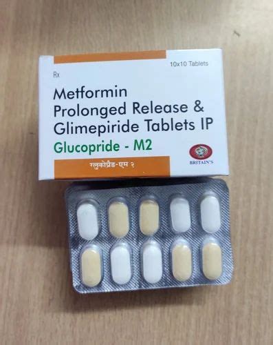 Metformin Prolonged Release And Glimepiride Tablets Ip 500 Mg At Rs 650box In Coimbatore