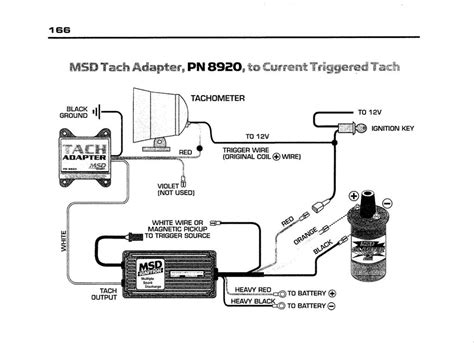 Msd Tach Adapter Wiring