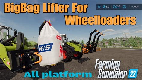 Bigbag Lifter For Wheelloaders Mod For All Platforms On Fs22 Youtube