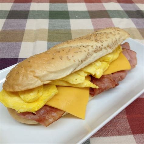 Ham Egg and Cheese Sub - Lehmans Deli