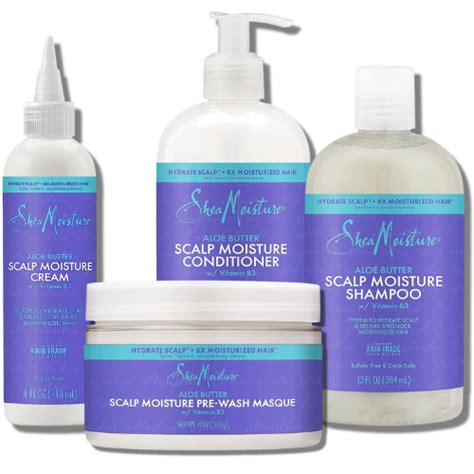 Iimono Sheamoisture Scalp Moisture Shampoo Conditioner Hair Cream