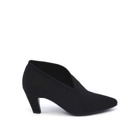 Fold Mid Pump Black Grid United Nude Vienna Leonessa Schuhges