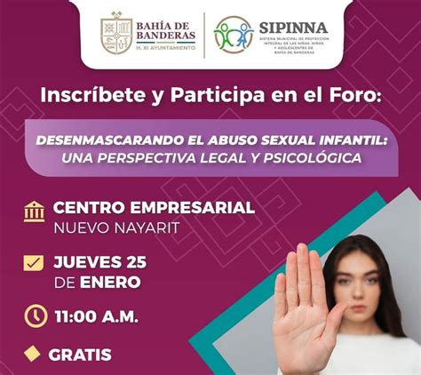 SIPINNA Invita Al Foro Desenmascarando El Abuso Sexual Infantil Desde