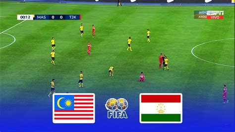 Tajikistan Vs Malaysia • Friendly Match 2022 • Realistic Simulation Youtube