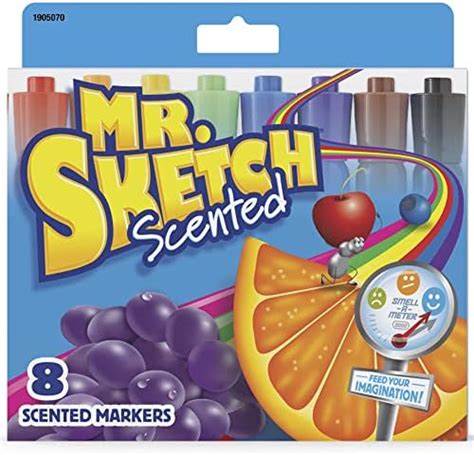 Sanford Mr Sketch Scented Watercolor Markers Chisel Tip Set Of 8