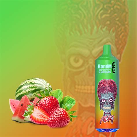 R AND M Tornado Strawberry Watermelon 9000 Buzz Vapes