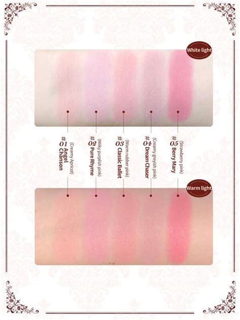 Flower Knows Strawberry Rococo Embossed Blush 03 Classic Ballet