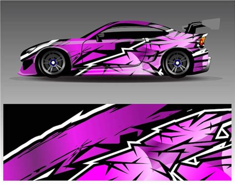 Premium Vector Car Wrap Design Vector Graphic Abstract Stripe Racing