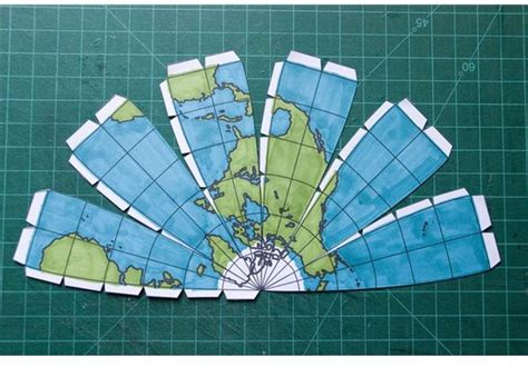 Using A Globe Template To Make A 3d Globe At Home