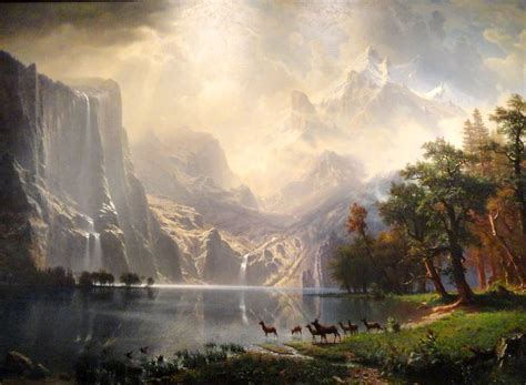 Among The Sierra Nevada California By Albert Bierstadt 1 Flickr