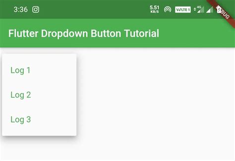 Flutter Dropdown Button Style