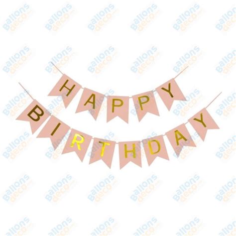 Guirlande Happy Birthday Accessoires D Corations Ballonsdeco