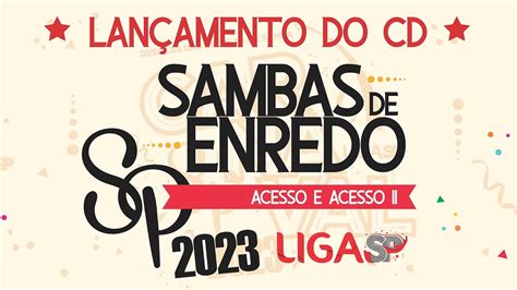 Lançamento do CD de sambas enredo CARNAVAL SP 2023 Acesso I e