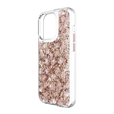 Onn Blush Fleck Shell Phone Case For Iphone 14 Pro