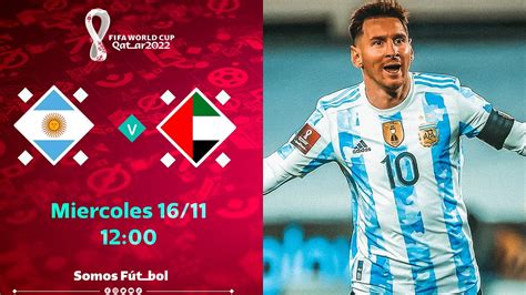 ARGENTINA Vs EMIRATOS ARABES UNIDOS En VIVO Amistoso Internacional