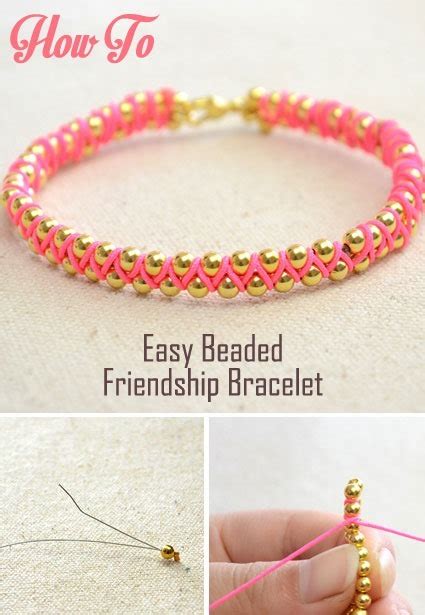 Make These Beaded Friendship Bracelets Easy Handmade Jewelry For Girls