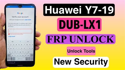 Huawei Y7 Prime 2019 FRP Unlock DUB LX1 FRP Bypass Test Point By