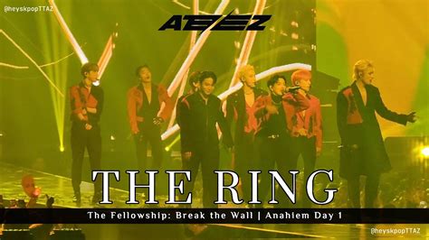 ATEEZ The Ring 221107 에이티즈 THE FELLOWSHIP BREAK THE WALL Anaheim