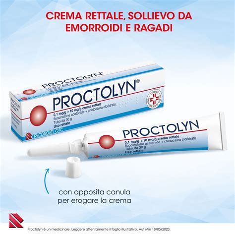 Crema Rettale Per Emorroidi Proctolyn Pronto Sollievo