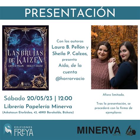 Ediciones Freya on Twitter PRESENTACIÓN Te esperamos el próximo 20