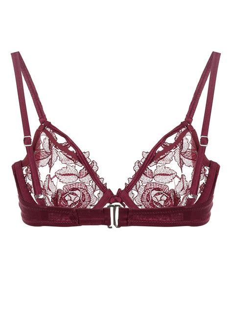 Fleur Du Mal Floral Embroidered Lace Bra Farfetch