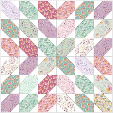 Fat Quarter Fancy Free Quilt Pattern Using 9 Fat Quarters — Sewcanshe Free Sewing Patterns