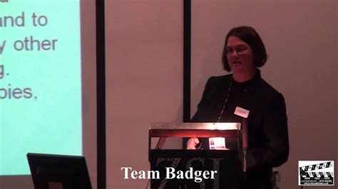 Zsl Badger Vaccination Conference 2013 Prof Rosie Woodroffe Youtube