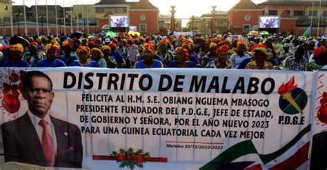 Multitudinaria Manifestacion Partido Democratico De Guinea