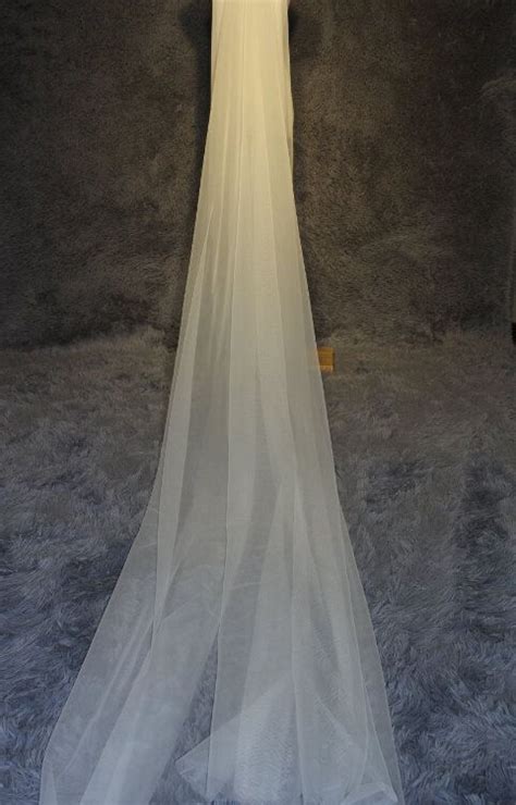 Voile De Mari E Mariage Ivoire Blanc T Cath Drale Par Redfoxfur