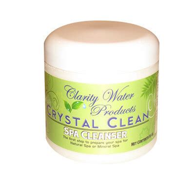 Natural Hot Tub Cleaner - Crystal Clean - All Natural Hot Tub Water ...