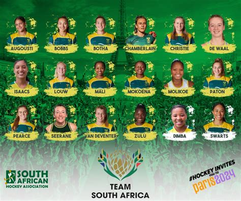 Hockey | SASCOC announces Team South Africa Hockey Teams for Paris 2024 ...