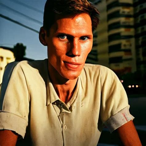 Closeup Portrait Of Jerma In A Las Vegas Street Sus Stable Diffusion