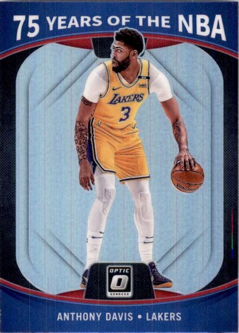 Donruss Optic Years Of The Nba Holo Anthony Davis Los