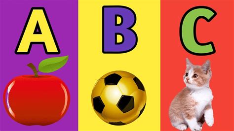 A For Apple Abcd Phonics Song A For Apple B For Ball C For Cat