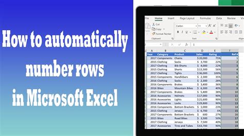 How To Automatically Add Number In Rows In Microsoft Excel Youtube