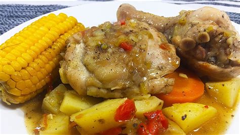 POLLO SUDADO receta fácil y deliciosa YouTube