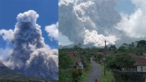 Gunung Merapi Muntahkan Awan Panas Berikut Daftar Wilayah Yang