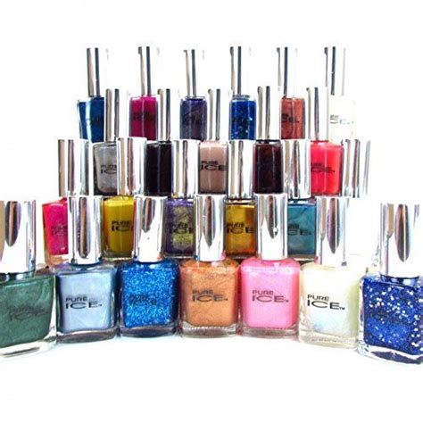 20 Pure Ice Nail Polish No repeat color's Great Fingernail Polish Lot ...