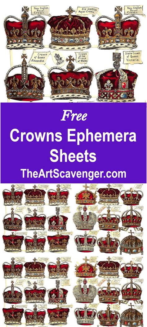 Free Crown Printables Printable Sight Words List