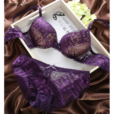 Hot New Women Lace Bra And Panties Set Push Up Panty Set Convertible