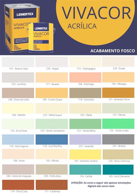 Vivacor Acr Lica L Leinertex Cerrado Tintas E Ferragista