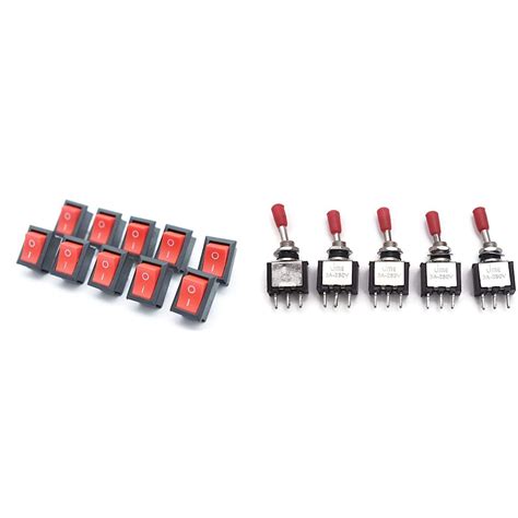 Electronic Spices 10 Pcs Mini 2 Pin SPST ON OFF HIGH Performance Switch