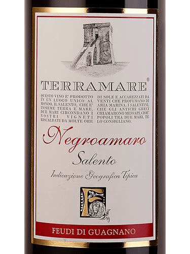 2017 Feudi Di Guagnano Terramare Negroamaro Vivino